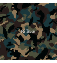 Camouflage Patterns - Hand Drawn Vector Illustrations