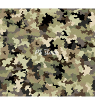 Camouflage Patterns - Hand Drawn Vector Illustrations