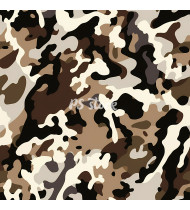 Camouflage Patterns - Hand Drawn Vector Illustrations