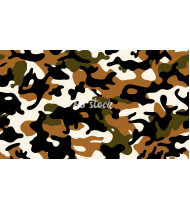 Camouflage Patterns - Hand Drawn Vector Illustrations