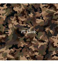 Camouflage Patterns - Hand Drawn Vector Illustrations