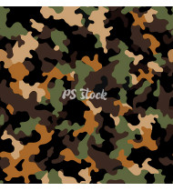 Camouflage Patterns - Hand Drawn Vector Illustrations