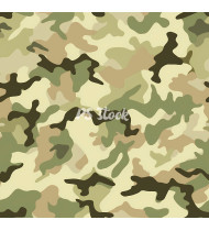 Camouflage Patterns - Hand Drawn Vector Illustrations