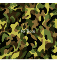 Camouflage Patterns - Hand Drawn Vector Illustrations