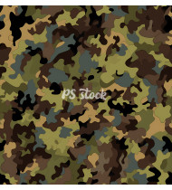 Camouflage Patterns - Hand Drawn Vector Illustrations