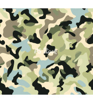 Camouflage Patterns - Hand Drawn Vector Illustrations