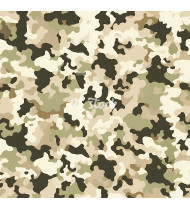 Camouflage Patterns - Hand Drawn Vector Illustrations