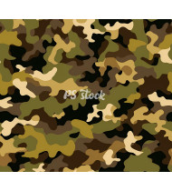 Camouflage Patterns - Hand Drawn Vector Illustrations