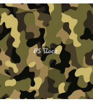 Camouflage Patterns - Hand Drawn Vector Illustrations