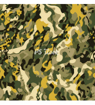 Camouflage Patterns - Hand Drawn Vector Illustrations