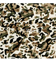 Camouflage Patterns - Hand Drawn Vector Illustrations