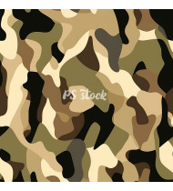 Camouflage Patterns - Hand Drawn Vector Illustrations