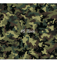 Camouflage Patterns - Hand Drawn Vector Illustrations