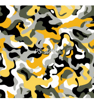 Camouflage Patterns - Hand Drawn Vector Illustrations