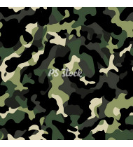 Camouflage Patterns - Hand Drawn Vector Illustrations