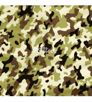 Camouflage Patterns - Hand Drawn Vector Illustrations