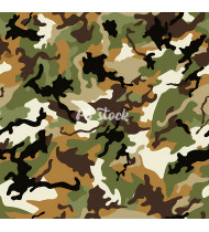 Camouflage Patterns - Hand Drawn Vector Illustrations