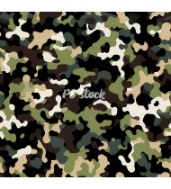 Camouflage Patterns - Hand Drawn Vector Illustrations