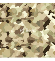 Camouflage Patterns - Hand Drawn Vector Illustrations