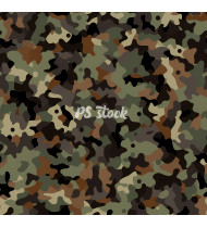 Camouflage Patterns - Hand Drawn Vector Illustrations