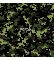 Camouflage Patterns - Hand Drawn Vector Illustrations