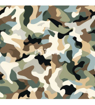 Camouflage Patterns - Hand Drawn Vector Illustrations