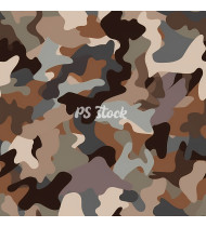 Camouflage Patterns - Hand Drawn Vector Illustrations