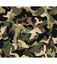 Camouflage Patterns - Hand Drawn Vector Illustrations