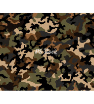 Camouflage Patterns - Hand Drawn Vector Illustrations