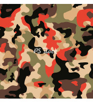 Camouflage Patterns - Hand Drawn Vector Illustrations