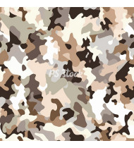 Camouflage Patterns - Hand Drawn Vector Illustrations