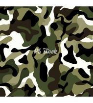 Camouflage Patterns - Hand Drawn Vector Illustrations