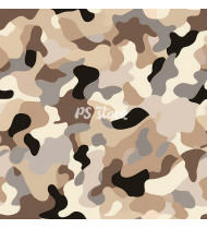 Camouflage Patterns - Hand Drawn Vector Illustrations