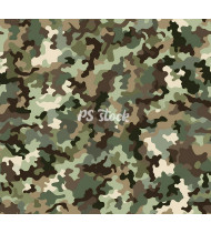 Camouflage Patterns - Hand Drawn Vector Illustrations