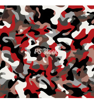 Camouflage Patterns - Hand Drawn Vector Illustrations