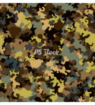 Camouflage Patterns - Hand Drawn Vector Illustrations