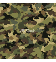 Camouflage Patterns - Hand Drawn Vector Illustrations