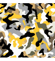 Camouflage Patterns - Hand Drawn Vector Illustrations