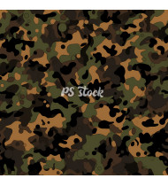 Camouflage Patterns - Hand Drawn Vector Illustrations