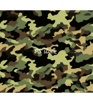 Camouflage Patterns - Hand Drawn Vector Illustrations