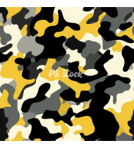 Camouflage Patterns - Hand Drawn Vector Illustrations