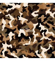 Camouflage Patterns - Hand Drawn Vector Illustrations