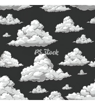 Cloud Patterns - Hand-Drawn Vector Illustrations