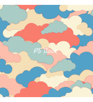 Cloud Patterns - Hand-Drawn Vector Illustrations