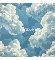 Cloud Patterns - Hand-Drawn Vector Illustrations