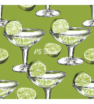 Cocktail Patterns - Hand-Drawn Vector Illustrations