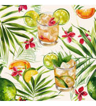 Cocktail Patterns - Hand-Drawn Vector Illustrations