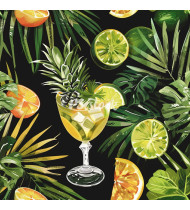 Cocktail Patterns - Hand-Drawn Vector Illustrations