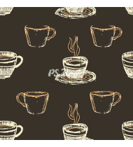 Coffee Patterns - Hand-Drawn Vector Illustrations