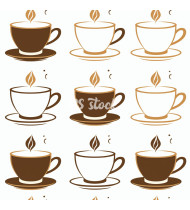 Coffee Patterns - Hand-Drawn Vector Illustrations